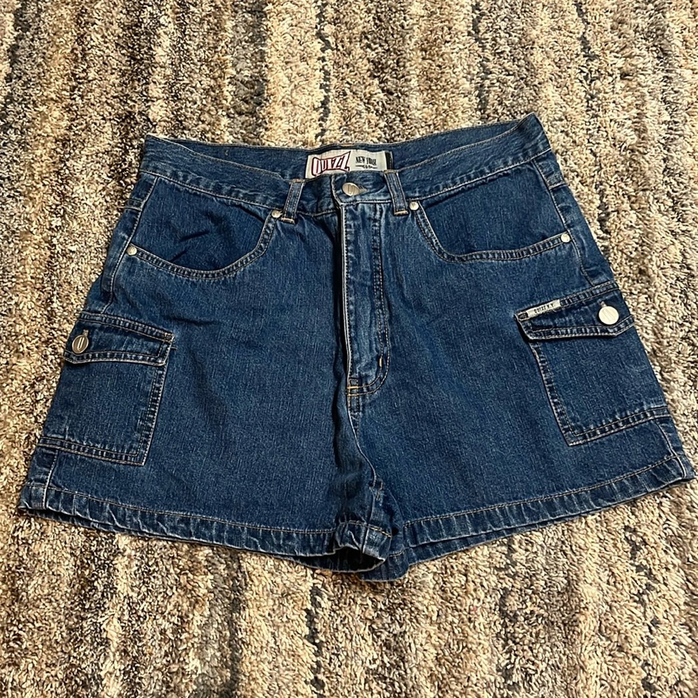 Vintage Quizz Denim Shorts